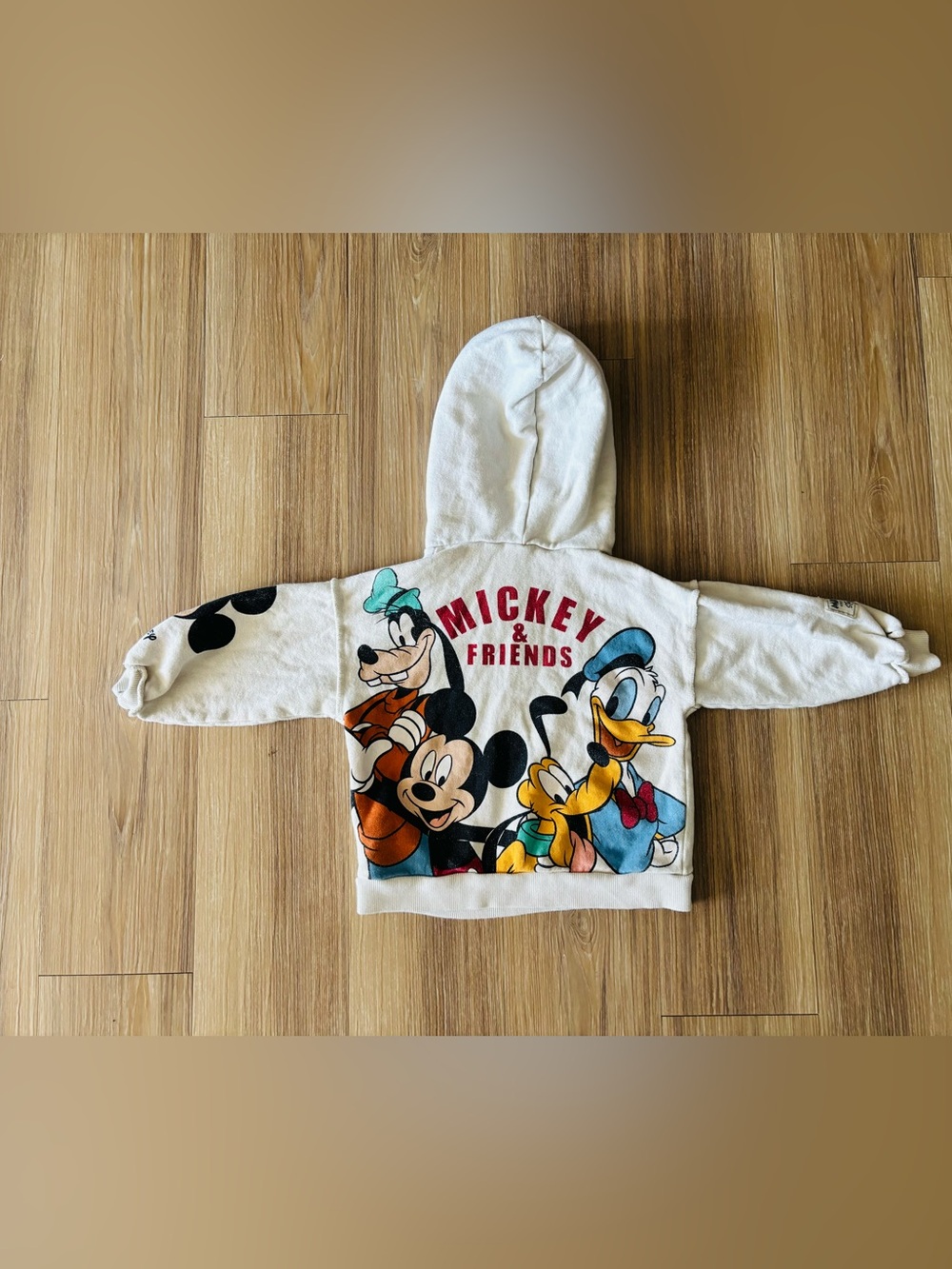 ZARA Kids Disney Mickey Mouse And Friends Hoodie Cotton Colorful 18-24 Months